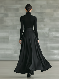 Vestido Maxi de Cuello Alto Olivia