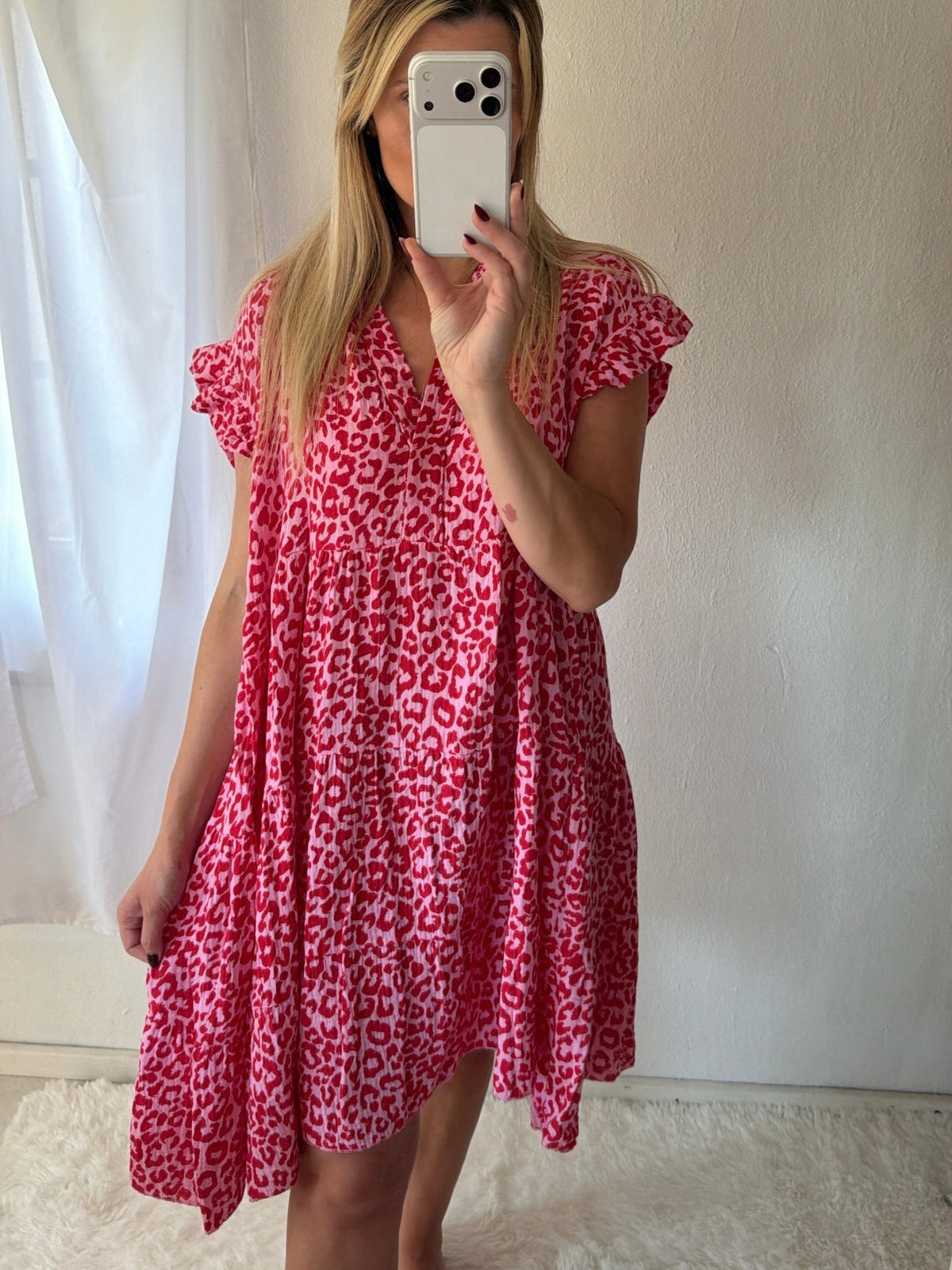 Vestido Mini Animal Print Julia