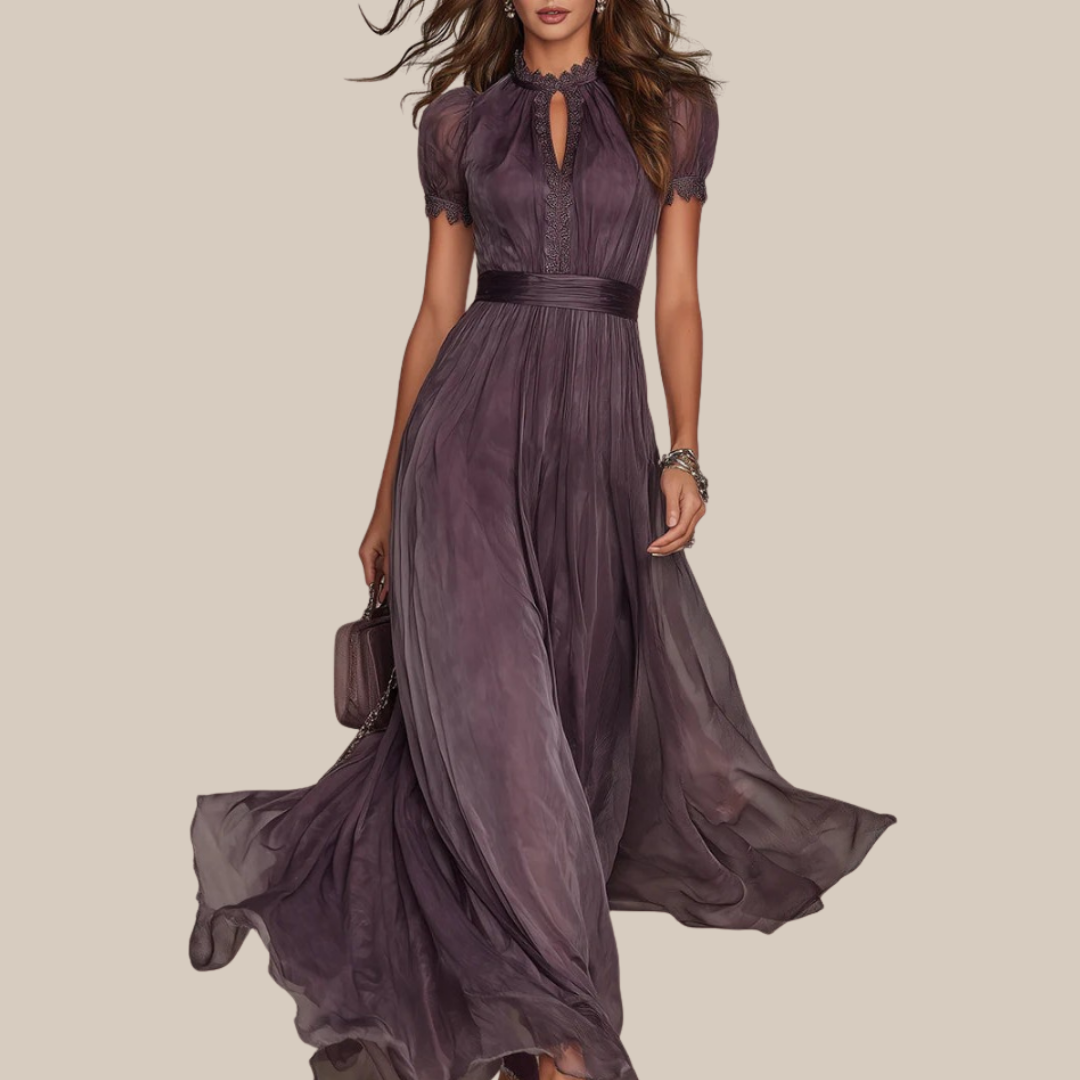 Vestido Largo Lila