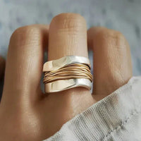 Anillo Bicolor Elegante