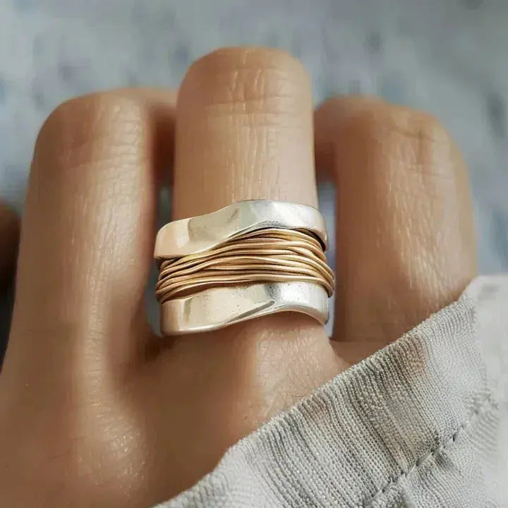 Anillo Bicolor Elegante