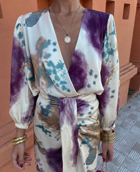 Vestido con Escote Cruzado