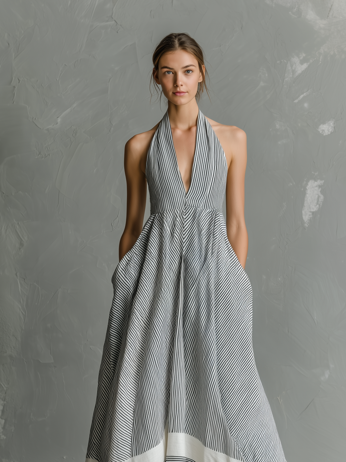 Vestido Maxi Halter Serena