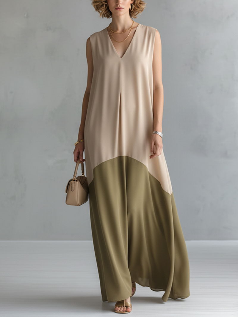 Vestido Maxi Elegante Violeta
