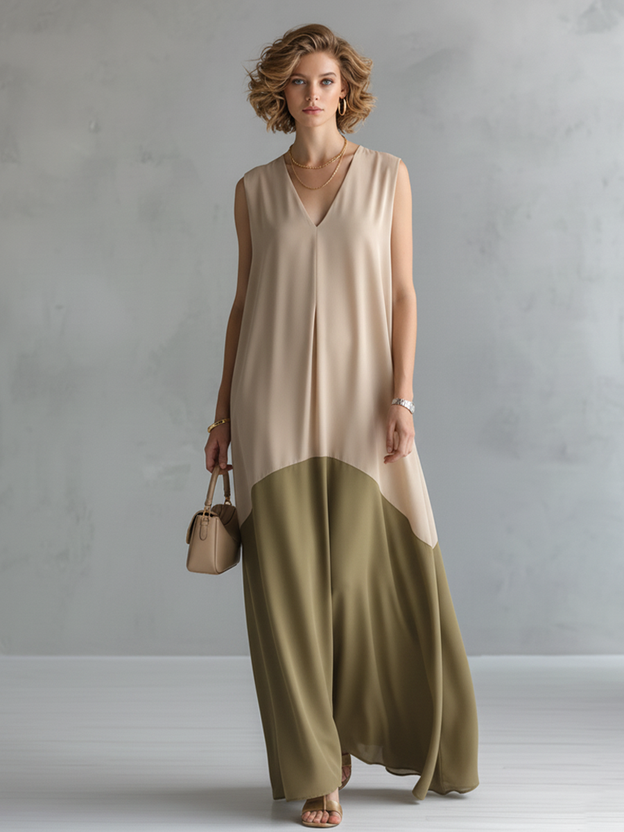 Vestido Maxi Elegante Violeta