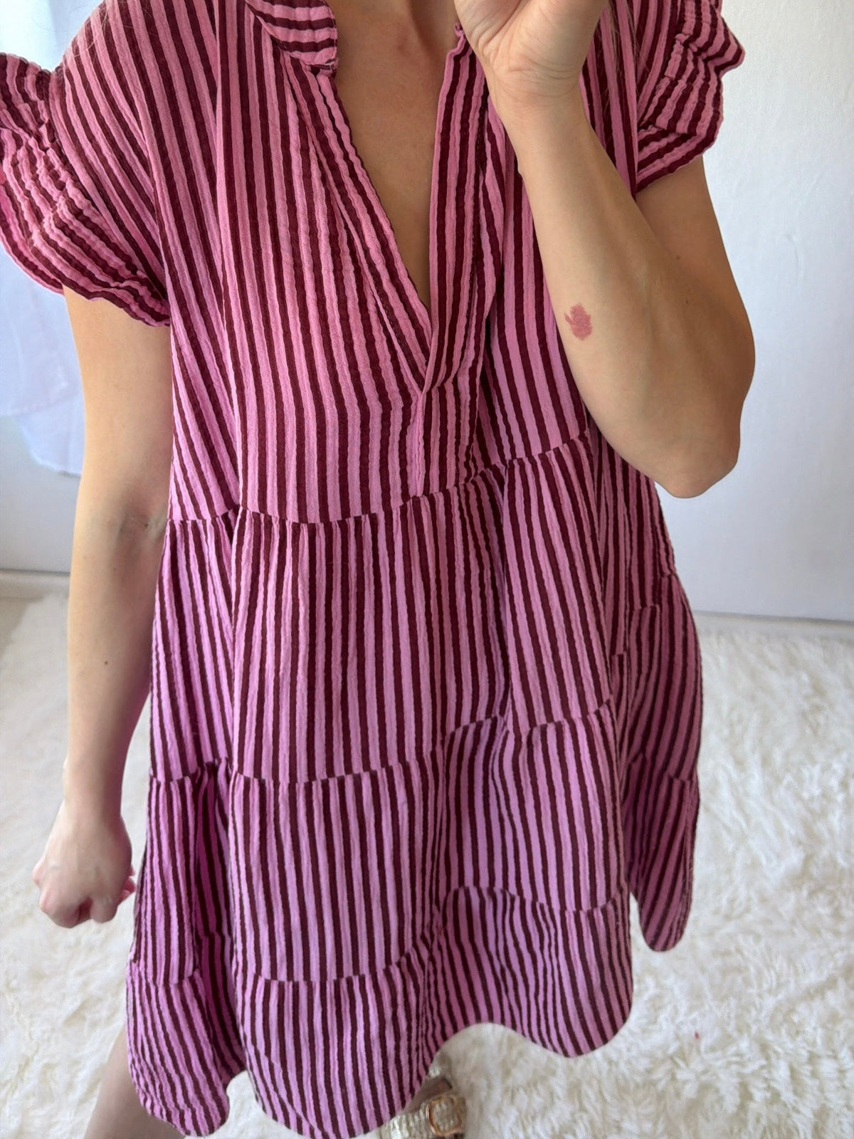 Vestido Mini Rayas Paloma