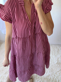 Vestido Mini Rayas Paloma