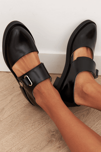 Zapatos Planos Slingback con Recortes