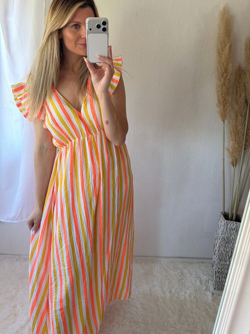 Vestido Maxi Rayas Jimena