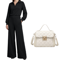 Conjunto Blazer Cruzado Pantalón Ancho