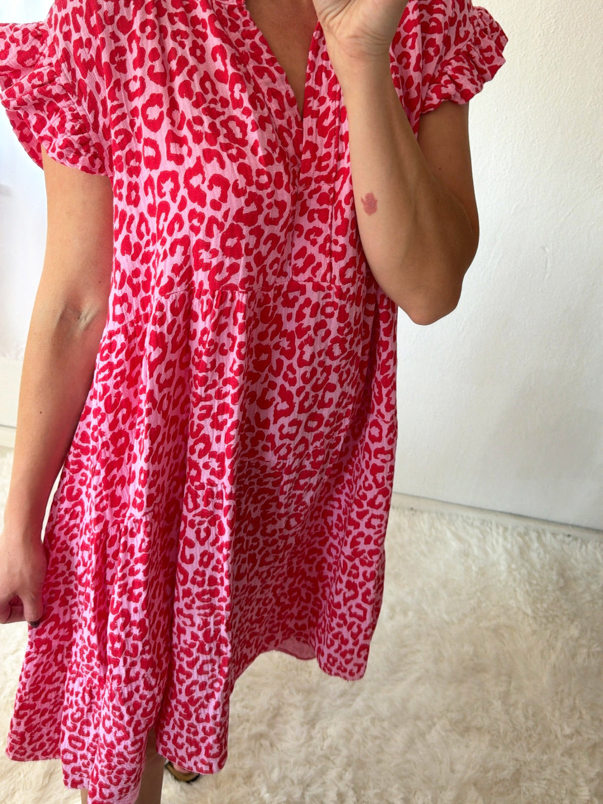 Vestido Mini Animal Print Julia