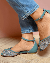 Sandalias con Brillo y Patchwork