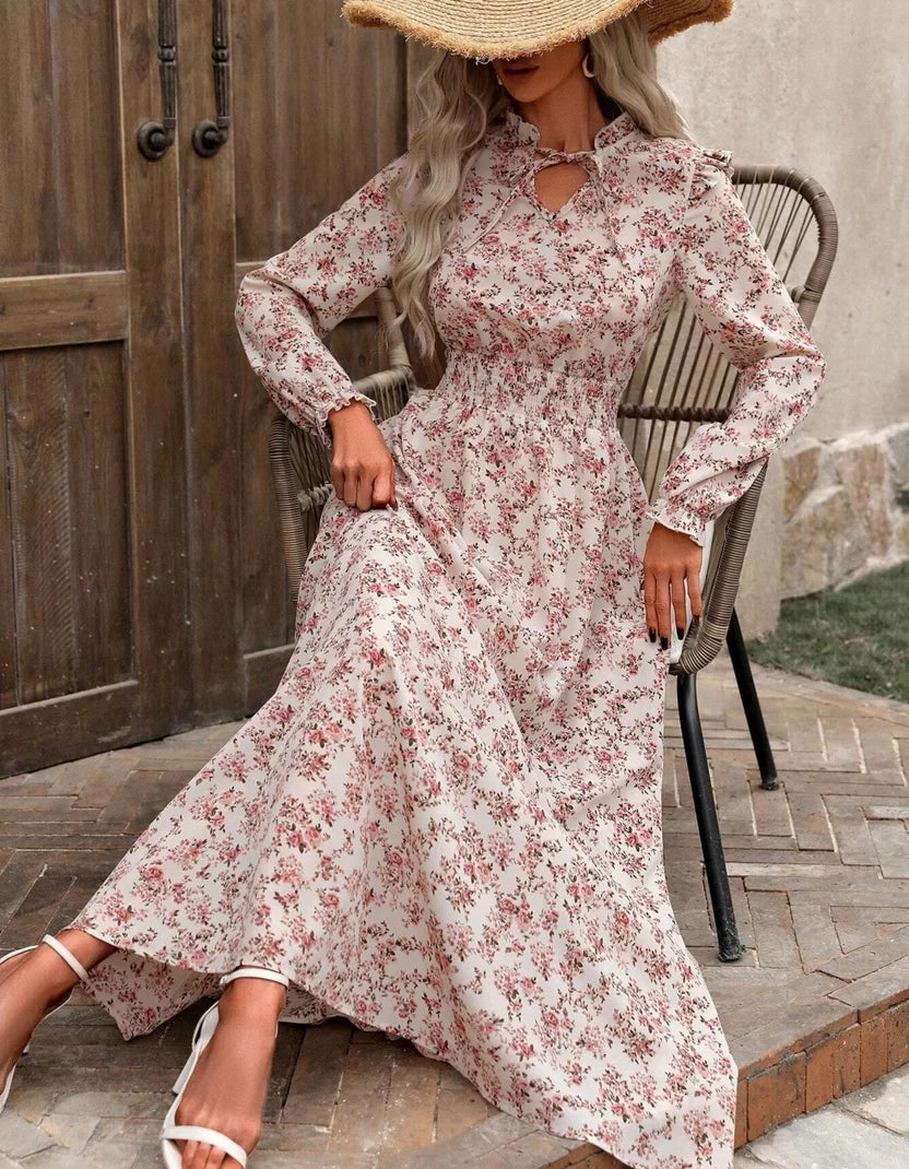 Vestido Maxi Floral Nadia