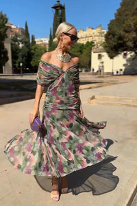 Vestido Largo Floral