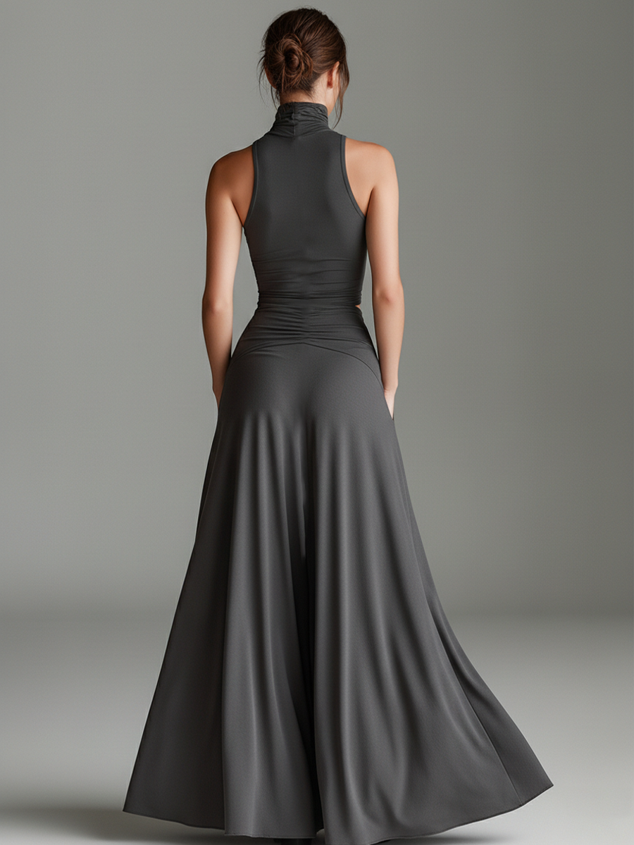 Vestido Maxi Halter Ariadna