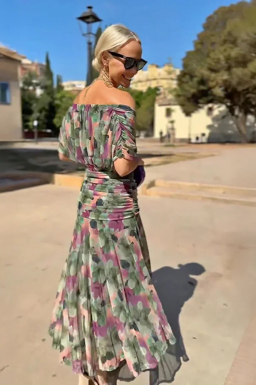 Vestido Largo Floral