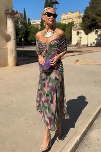 Vestido Largo Floral