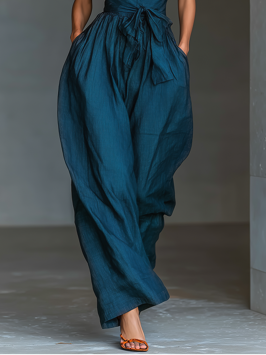 Mono de Lino Azul Marino