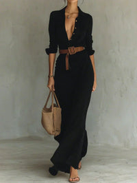 Vestido Maxi con Cinturón