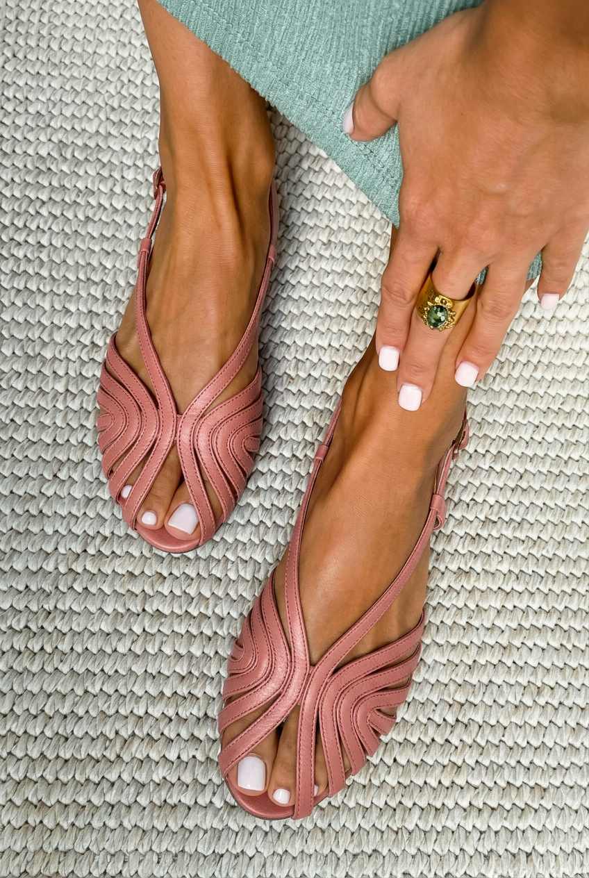 Sandalias Negras Piel Correas Jaula