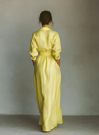 Vestido Camisero Amarillo