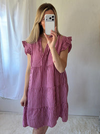 Vestido Mini Rayas Paloma