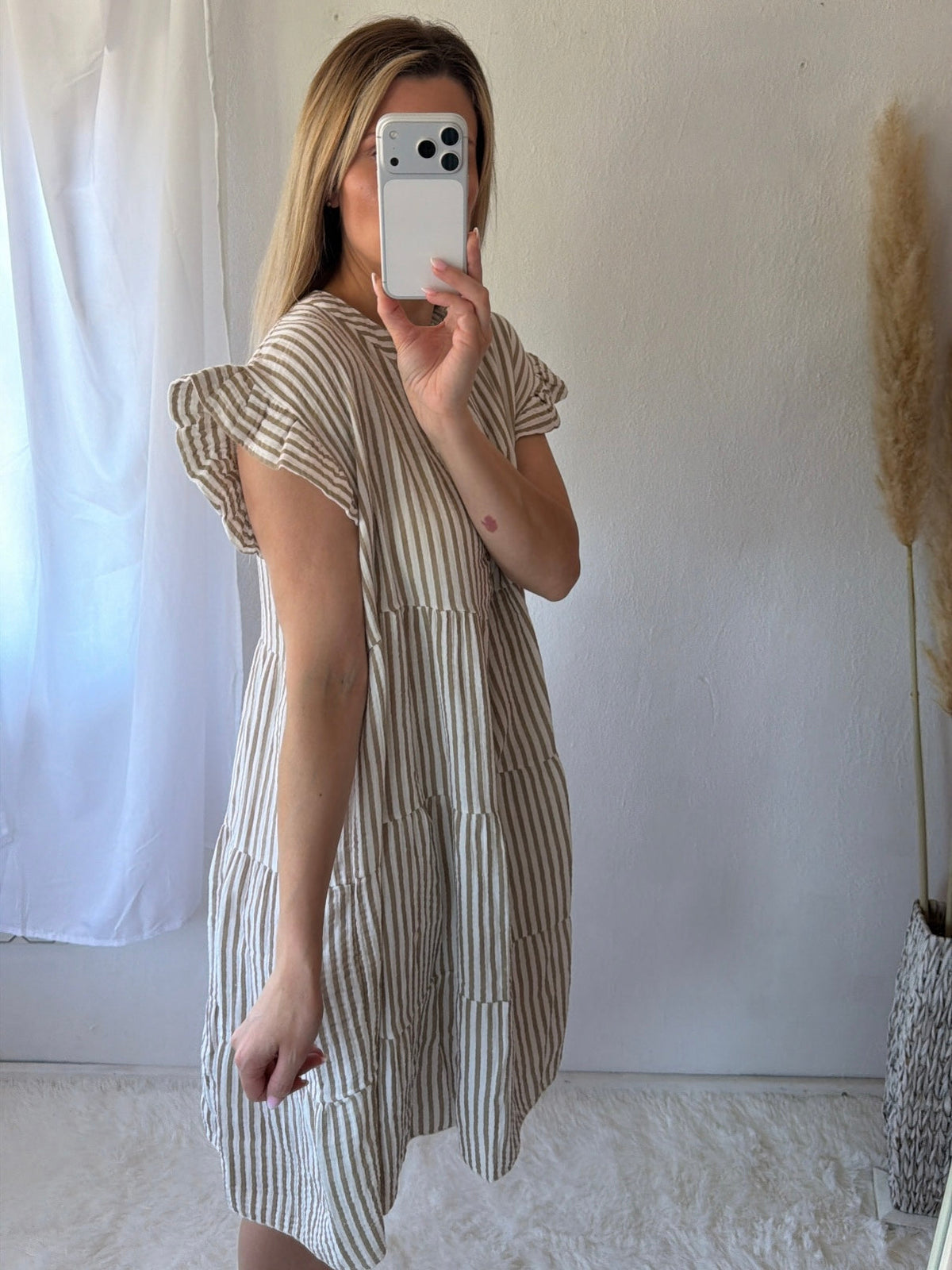 Vestido Mini Rayas Alma