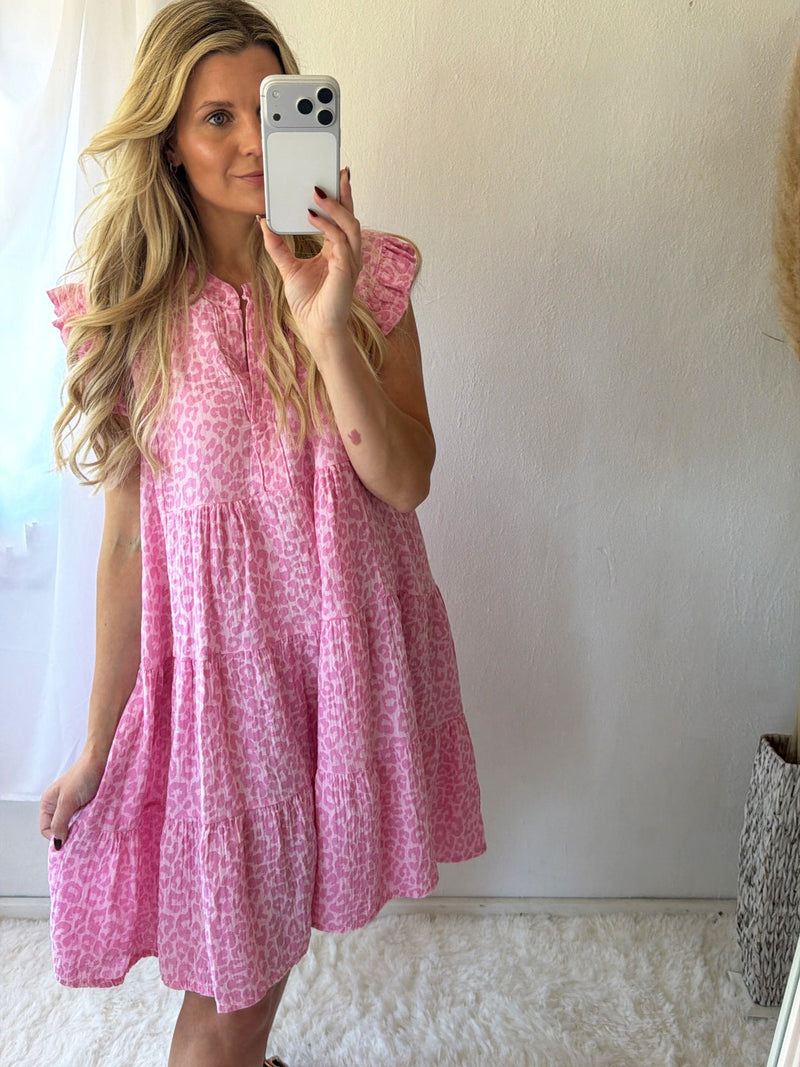 Vestido Mini Animal Print Eva