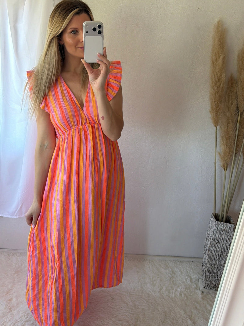 Vestido Maxi Rayas Ursula