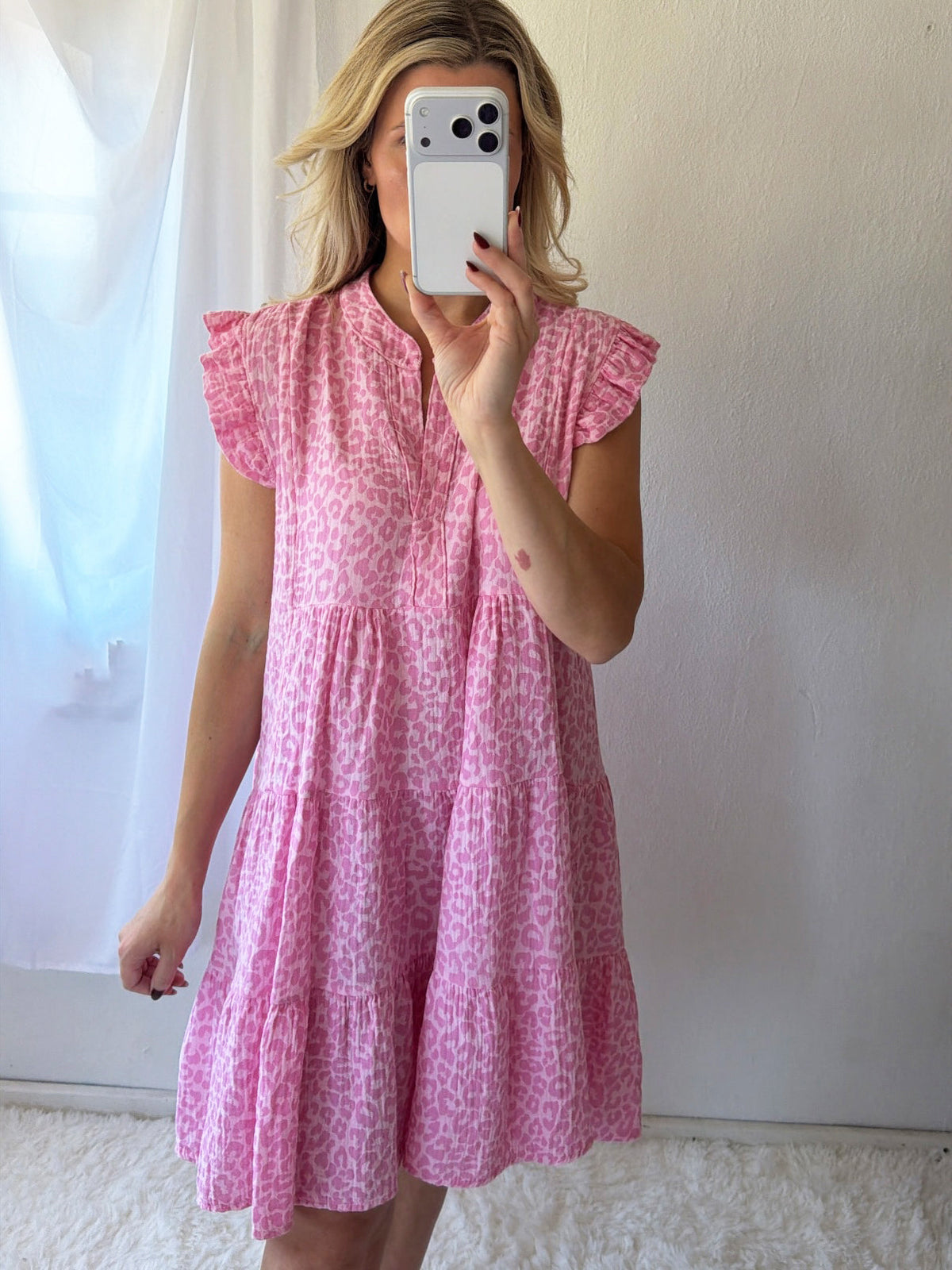 Vestido Mini Animal Print Eva
