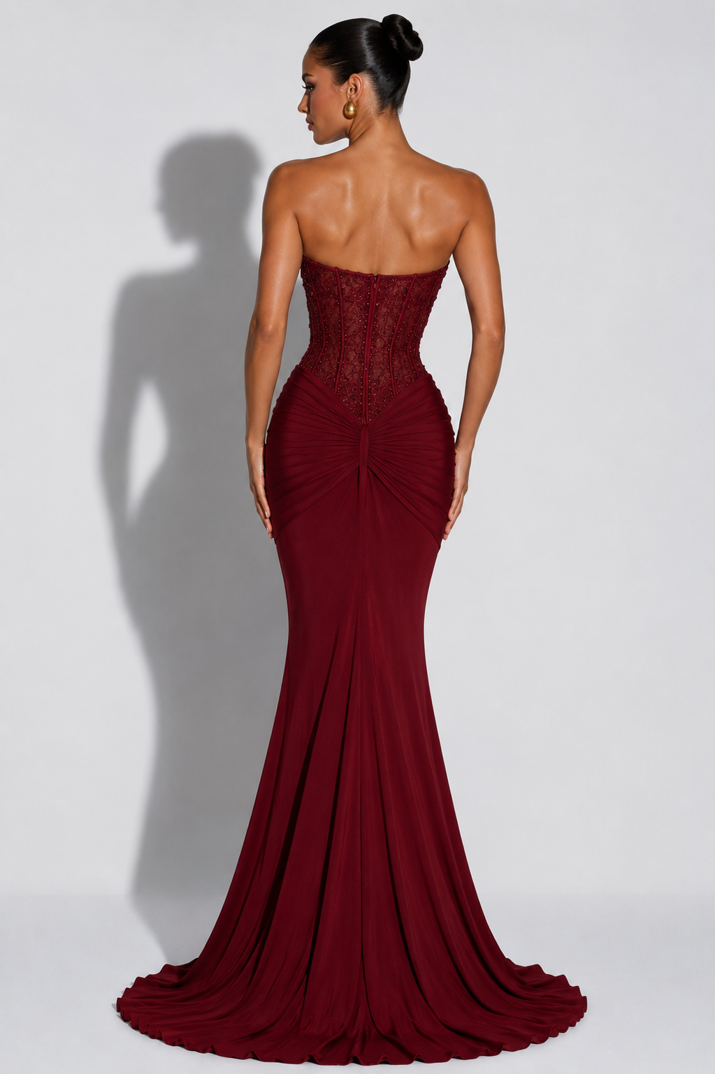 Vestido Maxi Corsé Brisa Celeste