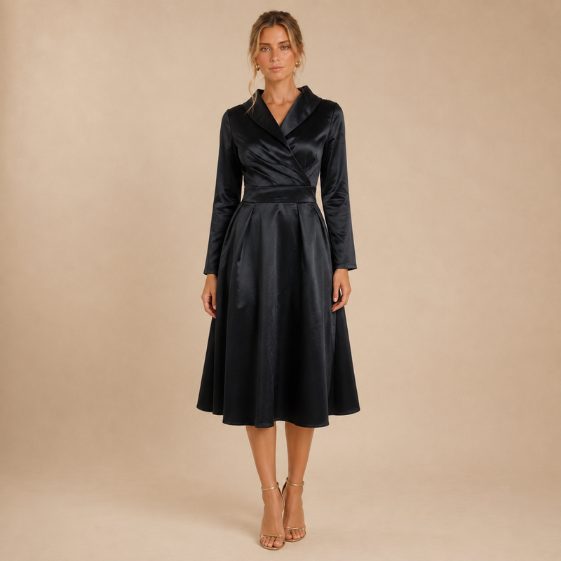 Vestido Midi Cruzado