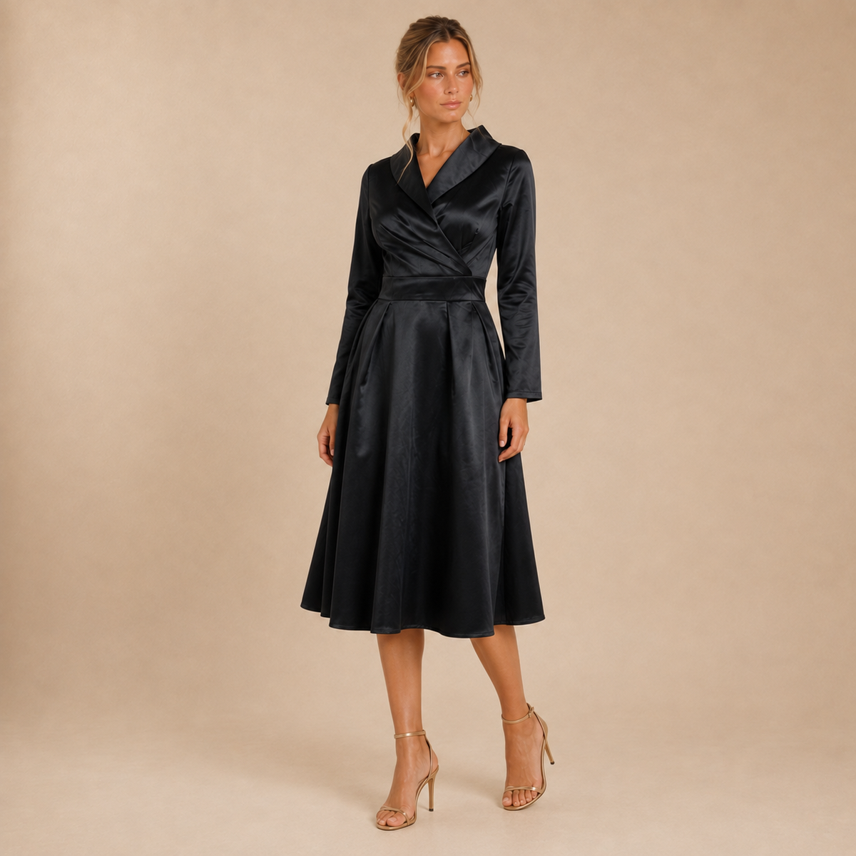 Vestido Midi Cruzado