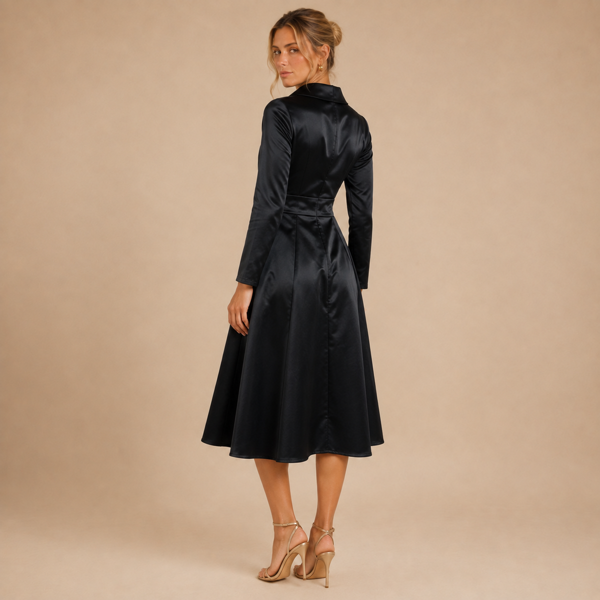 Vestido Midi Cruzado