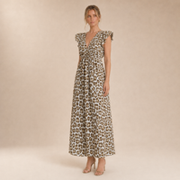 Vestido Maxi Leopardo