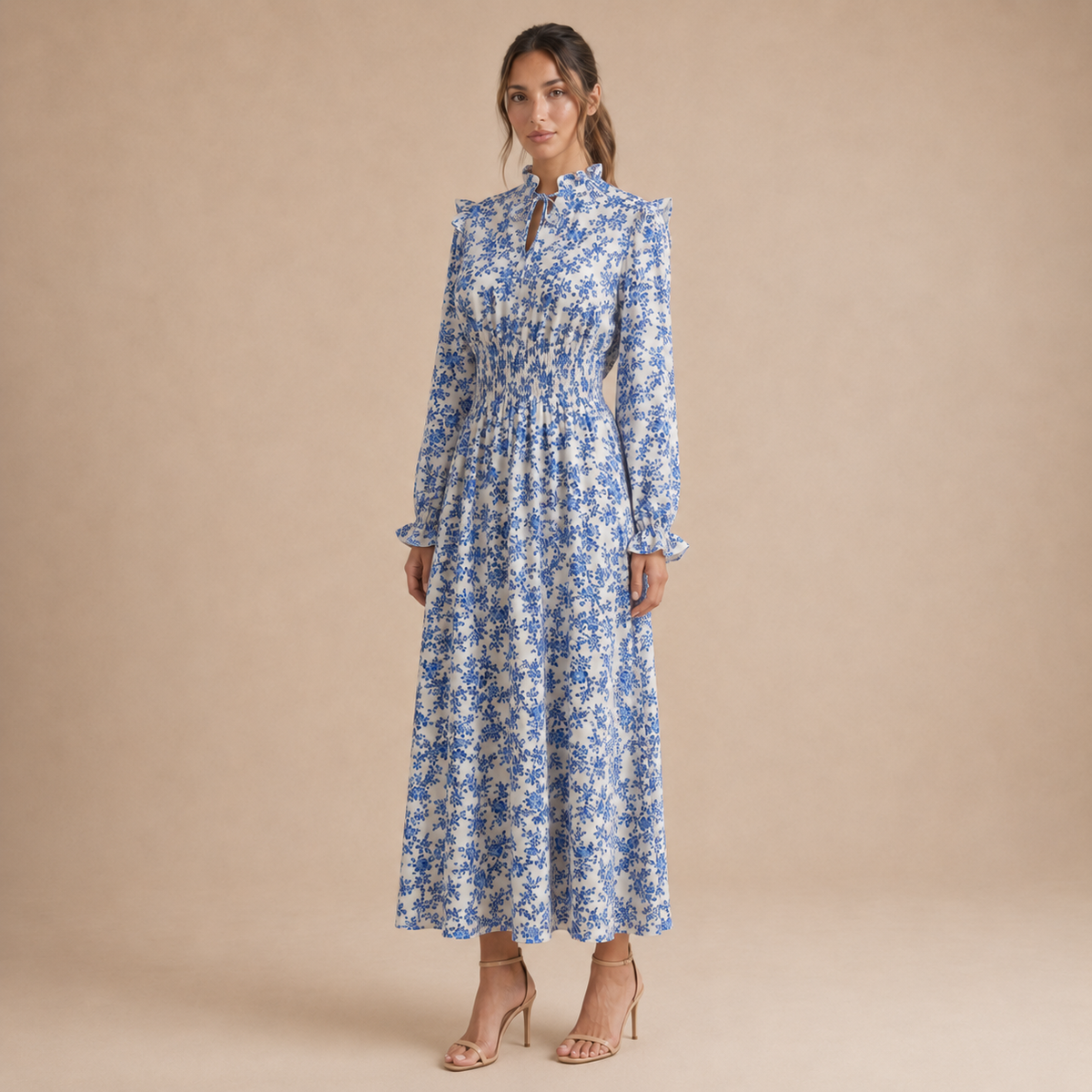 Vestido Maxi Floral Nadia