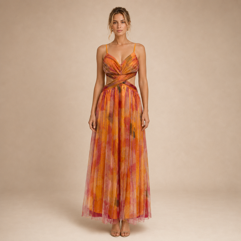 Vestido Maxi Cut Out Helena