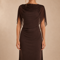 Vestido Maxi Capa