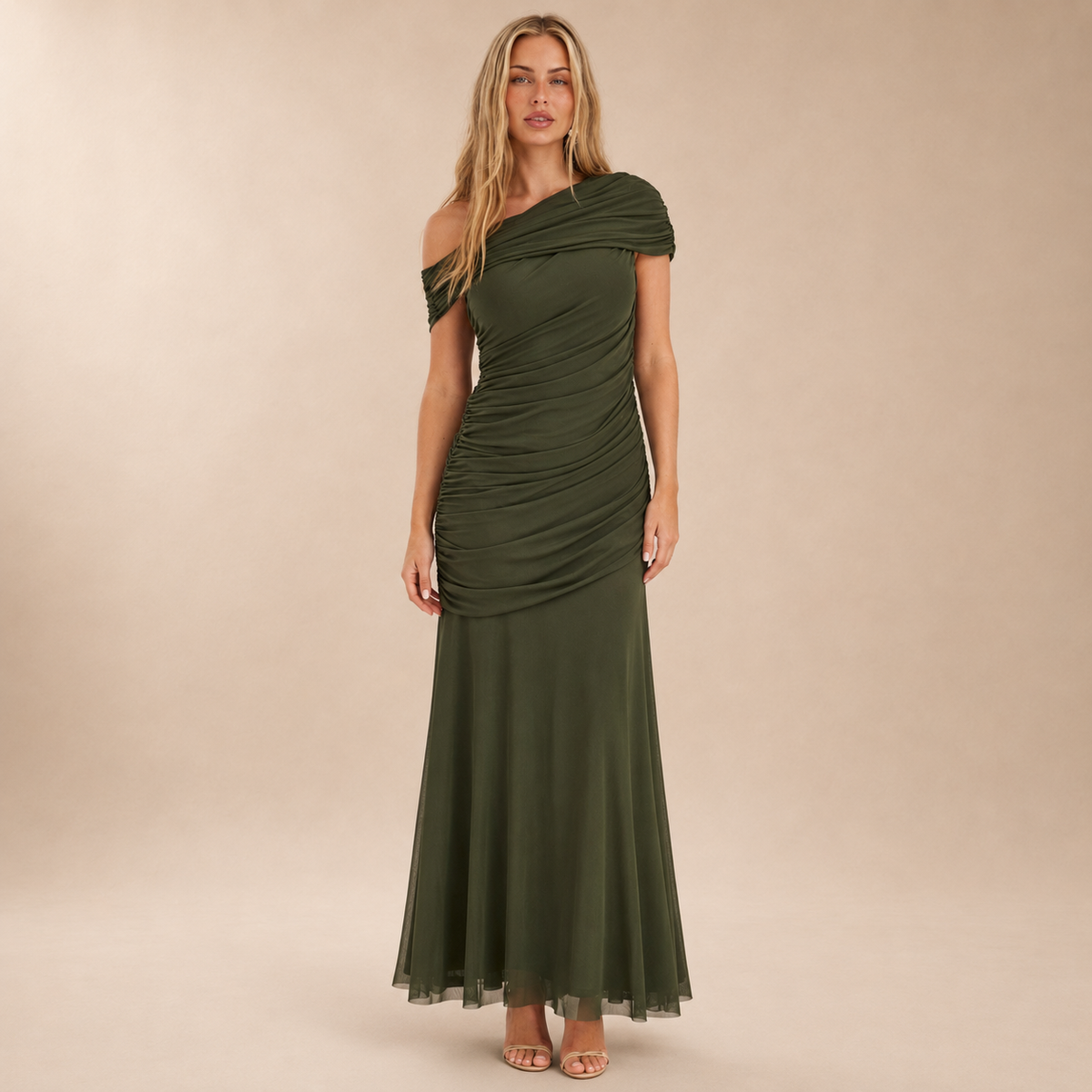 Vestido Maxi Drapeado Aitana