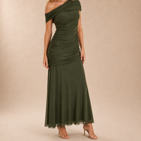Vestido Maxi Drapeado Aitana