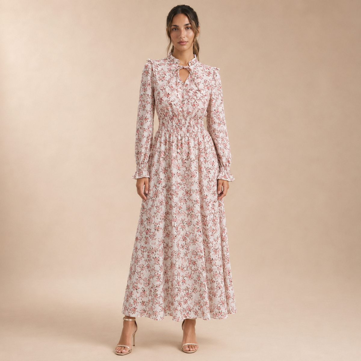 Vestido Maxi Floral Nadia