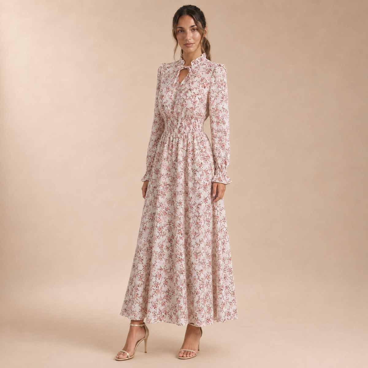 Vestido Maxi Floral Nadia