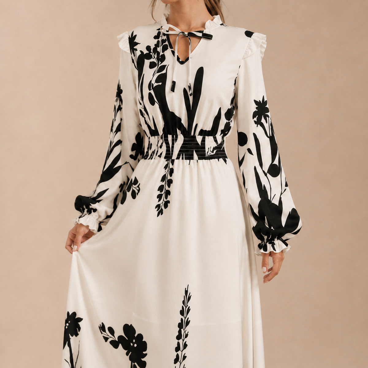 Vestido Maxi Floral Nadia