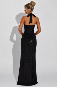 Vestido Maxi con Brillo Ona
