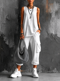 Blanco+Bolso gris
