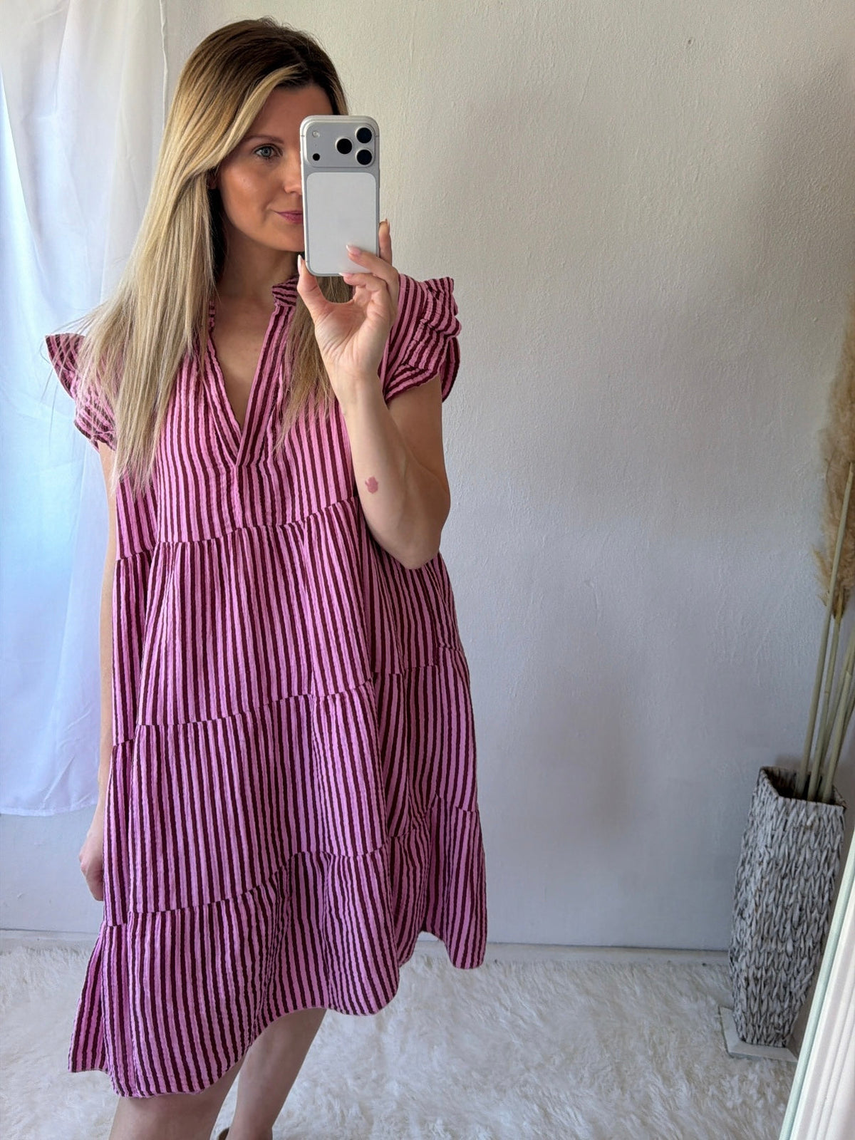 Vestido Mini Rayas Amaia