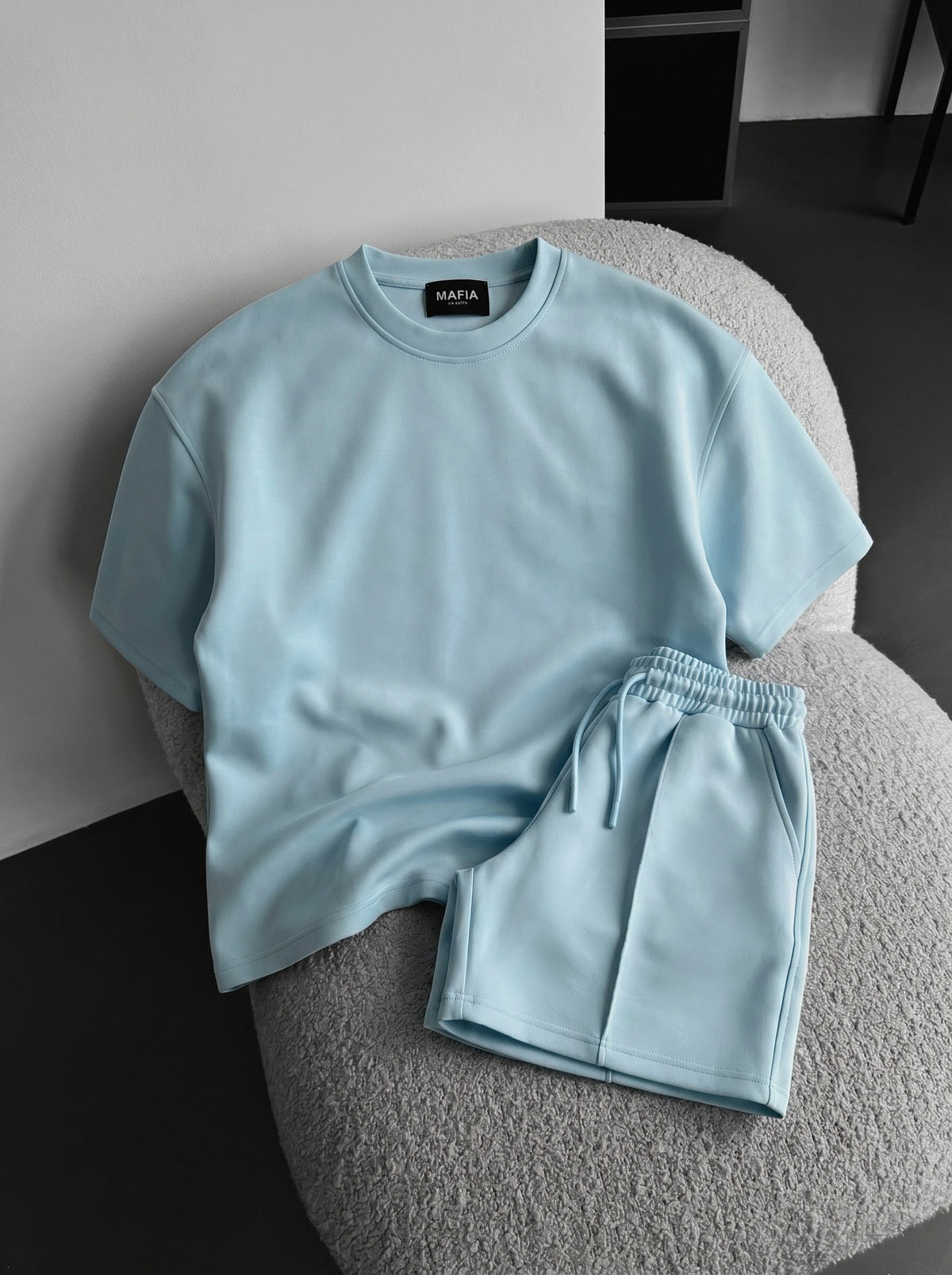 Camiseta Técnica Corte Regular Azul
