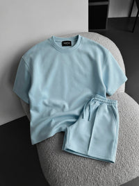 Camiseta Técnica Corte Regular Azul