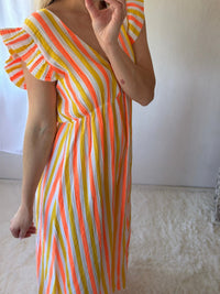 Vestido Maxi Rayas Jimena