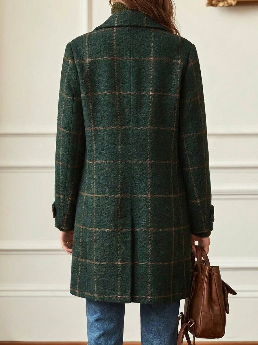 Abrigo de Tweed a Cuadros